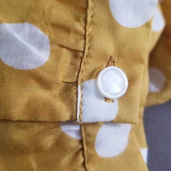 Tory Burch Polka Dot Blouse Cotton 100% 4 - Picture 11 of 11
